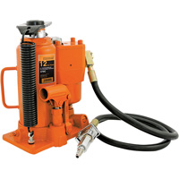 370A Bottle Jack, 12 tons, Air Hydraulic, 19-1/2" Raised Height Cintas