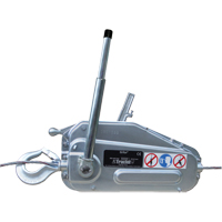 Palan &agrave; c&acirc;ble d'acier Tirfor - TU17, Diam&egrave;tre du fil 5/16", Capacit&eacute; 2000 lb (1 tonne) Cintas