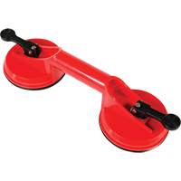 Manually Operated Hand Vacuum Cups - Double Handcup, 66 lbs. Capacity, 4-5/8", Lever, 13" Handle Length Cintas