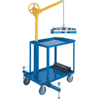 Hauts crochets &eacute;l&eacute;vateurs industriels avec chariot mobile, Capacit&eacute; 500 lb (0,25 tonne) Cintas