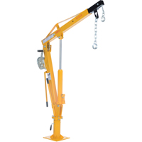Grue &agrave; fl&egrave;che pour camion actionn&eacute;e par treuil, Capacit&eacute; de 1000 lb (0,5 tonne), Limite de 86-1/2" Cintas