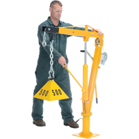 Grue &agrave; fl&egrave;che pour camion actionn&eacute;e par treuil, Capacit&eacute; de 1000 lb (0,5 tonne), Limite de 86-1/2" Cintas