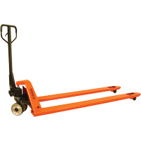 Long Fork Pallet Truck, 70" L x 27" W, 4400 lbs. Capacity Cintas