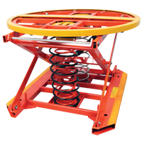 Spring Operated Pallet Positioner and Leveler, 43-1/2" L x 43-1/2" W, 4500 lbs. Cap. Cintas