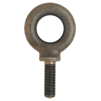 Eye Bolt, 65 mm Dia., 44.5 mm L, Uncoated Natural Finish, 3520 lbs. (1.76 tons) Capacity Cintas