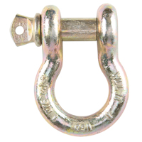 Manille d'ancrage &agrave; vis, 3/8", Cheville &agrave; vis, Chromat&eacute; jaune Cintas