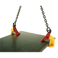 Pince de levage pour plaques horizontales Topal TLH1 0-60, 2200 lb (1,1 tonne) max., M&acirc;choires 0" - 2-3/8" Cintas