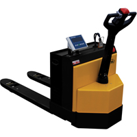Transpalette &eacute;lectrique motoris&eacute; a/balance, Capacit&eacute; 4500 lb, 48" lo x 30,25" la Cintas