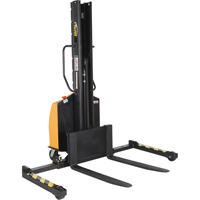 Gerbeur motoris&eacute; avec m&acirc;t &eacute;troit, Fonctionnement &eacute;lectrique, Capacit&eacute; 1500 lb, Lev&eacute;e max 63" Cintas