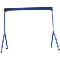 Grue-portique ajustable en acier, 20' lo, Capacit&eacute; 8000 lb (4 tonnes) Cintas