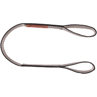 Polyester Web Sling, Double Ply, Double Eye, Type 3, 4" W x 6' L, 11000 lbs. Vertical Cap. Cintas