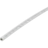 Wire Rope, 1000' (304.8 m) x 1/16", 480 lbs. (0.24 tons), Galvanized Cintas
