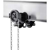 HTG Geared Clevis Trolley, 4409 lbs. (2 tons) Capacity, 2-39/64" - 8-43/64" Cintas