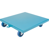 Steel Deck Dollies, 18" W x 18" D x 7" H, 1200 lbs. Capacity Cintas