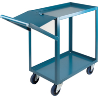 Order Picking Carts, 36" H x 18" W x 46" D, 2 Shelves, 1200 lbs. Capacity Cintas