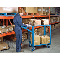 Order Picking Carts, 36" H x 18" W x 46" D, 2 Shelves, 1200 lbs. Capacity Cintas