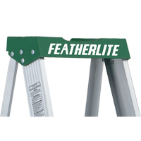 Commercial Duty Stepladders (2400 Series), 4', Aluminum, 225 lbs. Capacity, Type 2 Cintas