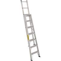 2700 Series Industrial Duty Multi-Way Ladders, 7', Aluminum, 250 lbs. Cap., ANSI 1, CSA 1 Cintas