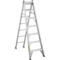 2700 Series Industrial Duty Multi-Way Ladders, 7', Aluminum, 250 lbs. Cap., ANSI 1, CSA 1 Cintas