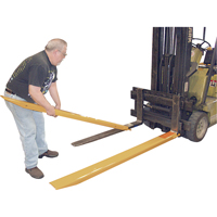 Fork Extensions, 63" L x 7" W, For Fork Width of 6" Cintas