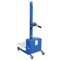 Gerbeur &agrave; plateforme &agrave; &eacute;l&eacute;vation rapide, M&eacute;canisme &eacute;lectrique, Capacit&eacute; de 175 lb, Levage max de 57" Cintas