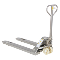 Transpalette, Acier inoxydable, 48" lo x 27" la, Capacit&eacute; 5500 lb Cintas
