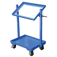 Stock Cart, Steel, 30-11/16" W x 19-1/4" D, 2 Shelves, 200 lbs. Capacity Cintas