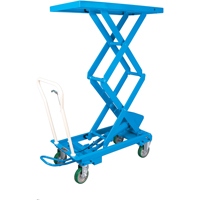 Scissor Lift Tables, 20-1/2" L x 39-3/4" W, Steel, 660 lbs. Capacity Cintas