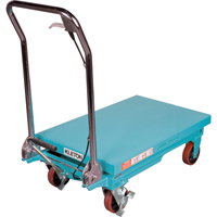Heavy-Duty Hydraulic Scissor Lift Table, 32" L x 19-3/4" W, Steel, 660 lbs. Capacity Cintas