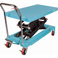 Heavy-Duty Hydraulic Scissor Lift Table, 48" L x 24" W, Steel, 1545 lbs. Capacity Cintas