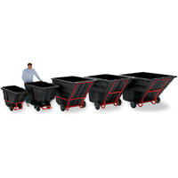 Tilt Truck, Polyethylene, 1-1/2 cu. yd., 1200 lbs. Load Capacity Cintas