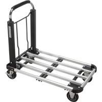 Chariots &agrave; plateforme pliants, Aluminium, 300 lb, 28" lo x 16" la, Hauteur 32" Cintas