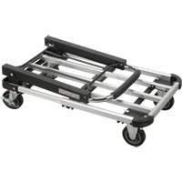 Chariots &agrave; plateforme pliants, Aluminium, 300 lb, 28" lo x 16" la, Hauteur 32" Cintas