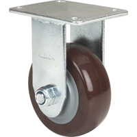 Caster, Rigid, 4" (101.6 mm), Polyurethane, 440 lbs. (199.58 kg.) Cintas