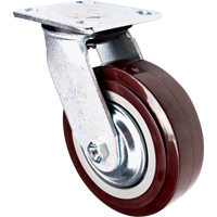 Caster, Swivel, 6" (152.4 mm), Polyurethane, 850 lbs. (385 kg.) Cintas