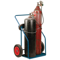 Chariots pour bouteilles de gaz, Roues Caoutchouc, Base de , 1000 lb Cintas