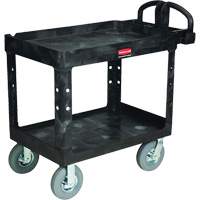 Chariot utilitaire robuste, 2 tiers, 25-1/4" x 37-1/8 x 36-3/8", Capacit&eacute; 500 lb Cintas