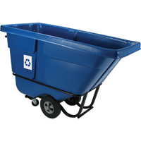 Tilt Truck, Polyethylene, 1/2 cu. yd., 850 lbs. Load Capacity Cintas