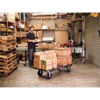 Heavy-Duty Platform Truck, 36" L x 24" W, 1000 lbs. Cap., Rubber Wheels Cintas