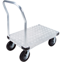 Aluminum Platform Truck, 24" W x 36" L, 1400 lbs. Cap., Pneumatic Wheels Cintas
