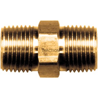 Mamelon hexagonal, Laiton, 3/8" x 1/4", NPT x NPT Cintas