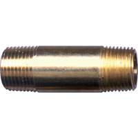 Mamelon long, Laiton, 1/4", NPT Cintas