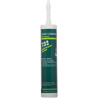 Scellant polyvalent &agrave; base de silicone Dowsil 732, 300 ml, Cartouche, Blanc Cintas