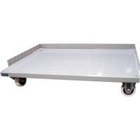 Mobile Dolly Base for Deep Door Storage Cabinets, 38" W x 24" D x 7" H, 1500 lbs. Capacity Cintas