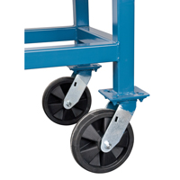 Elevated Platform Trucks, 48" L x 24" W, 2000 lbs. Capacity, Nylon Casters Cintas