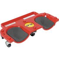 Rolling Knee Dolly, Plastic, Red, 350 lbs. Capacity Cintas