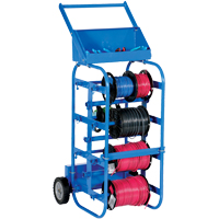Chariot portatif pour mat&eacute;riaux bobin&eacute;s, Acier, 11 Montants, 19-1/2" la x 43-1/4" h x 17-1/2" p, Capacit&eacute; de 150 lb Cintas