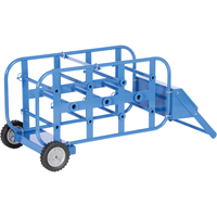 Chariot portatif pour mat&eacute;riaux bobin&eacute;s, Acier, 11 Montants, 19-1/2" la x 43-1/4" h x 17-1/2" p, Capacit&eacute; de 150 lb Cintas