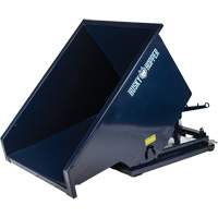 Self-Dumping Hopper, Steel, 1-1/2 cu.yd., Blue Cintas