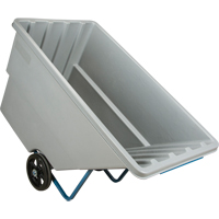 Chariot basculeur en acier, Poly&eacute;thyl&egrave;ne, 1,1 vg³, Capacit&eacute; de charge de 1250 lb Cintas